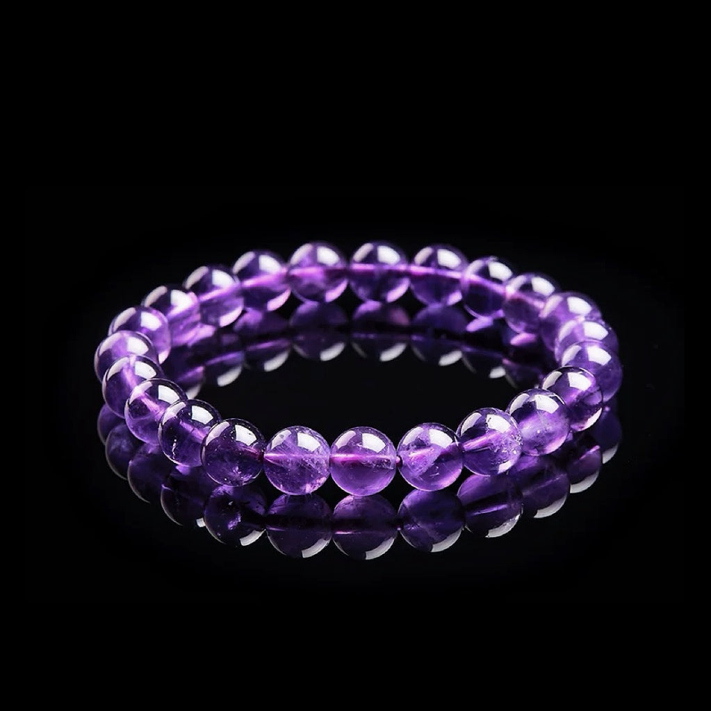 Mystic Charm - Natural Amethyst Crystal Bracelet