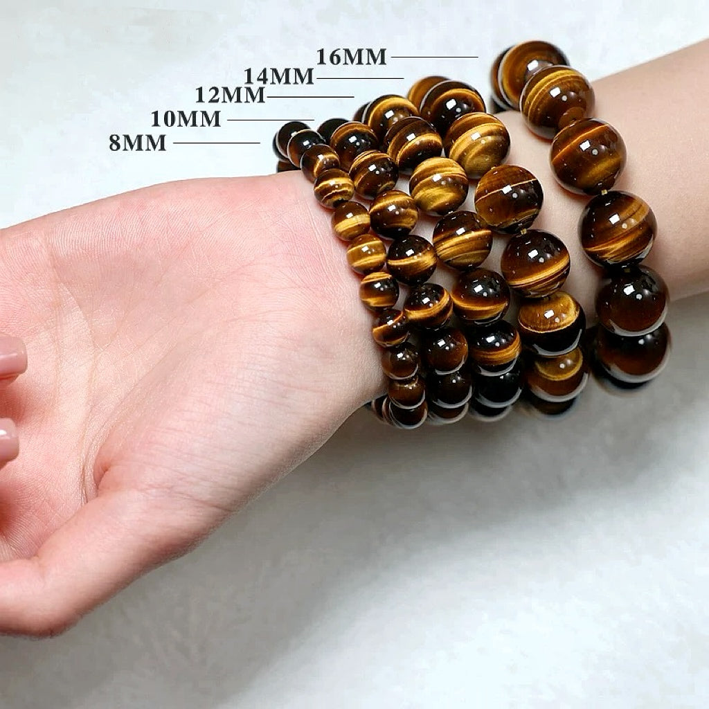 Fearless Charm - Natural Golden Tiger Eye Bracelet