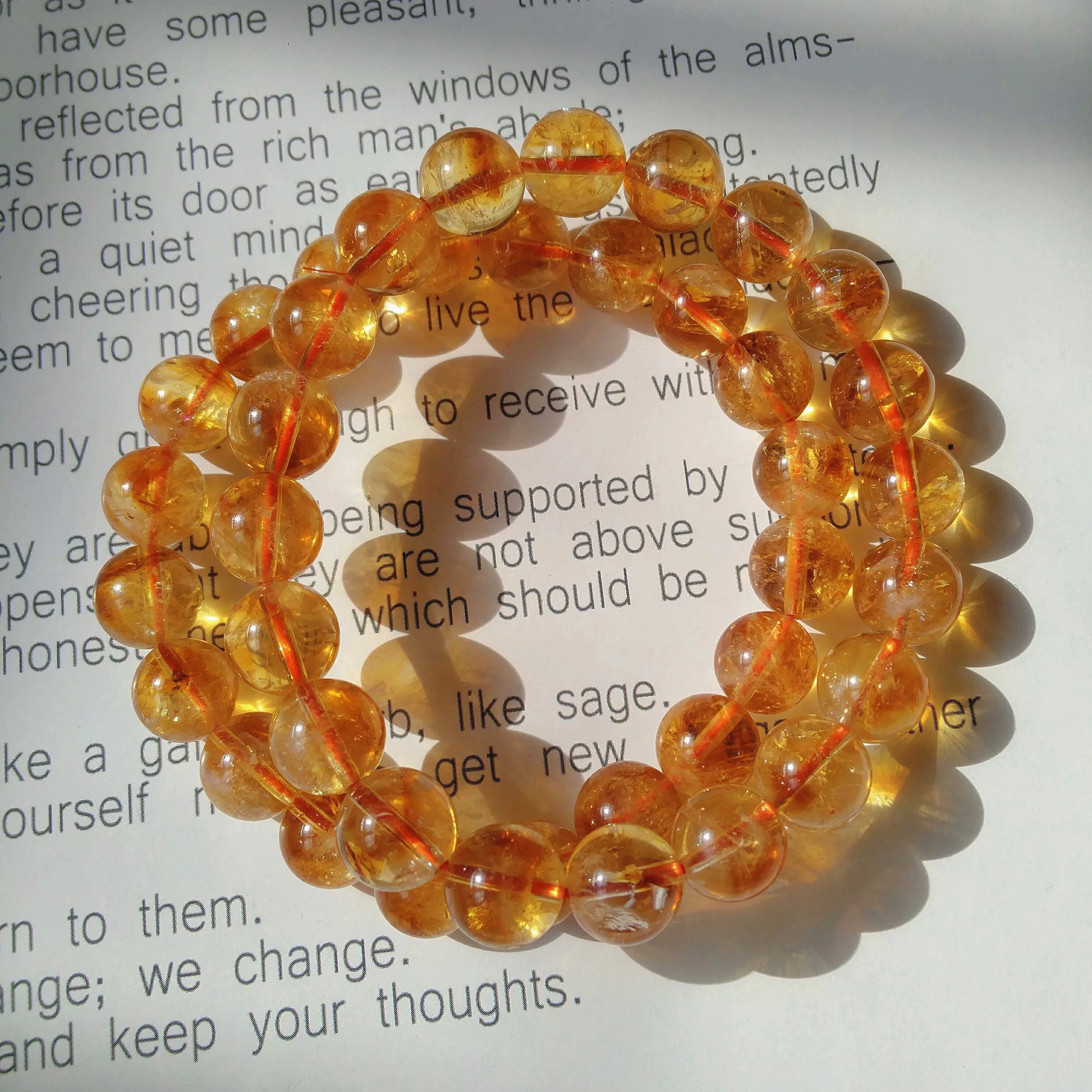 Abundance and Joy - Natural Citrine Bracelet