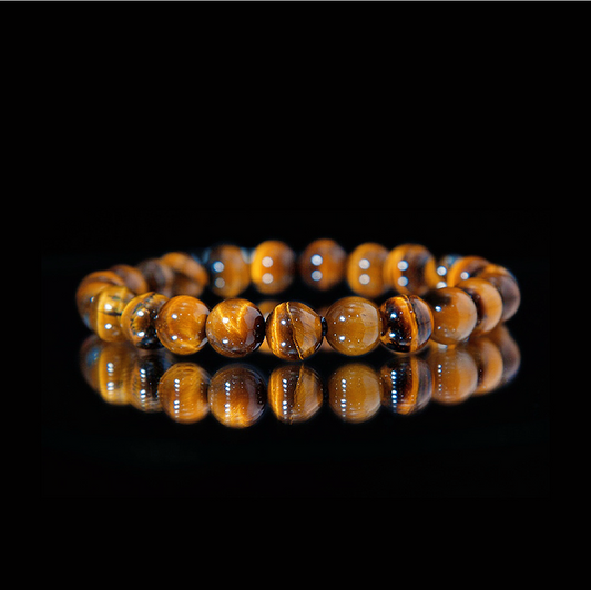 Fearless Charm - Natural Golden Tiger Eye Bracelet