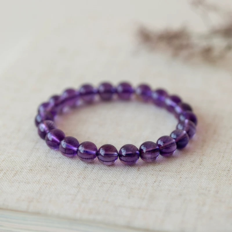 Mystic Charm - Natural Amethyst Crystal Bracelet