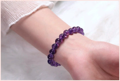Mystic Charm - Natural Amethyst Crystal Bracelet