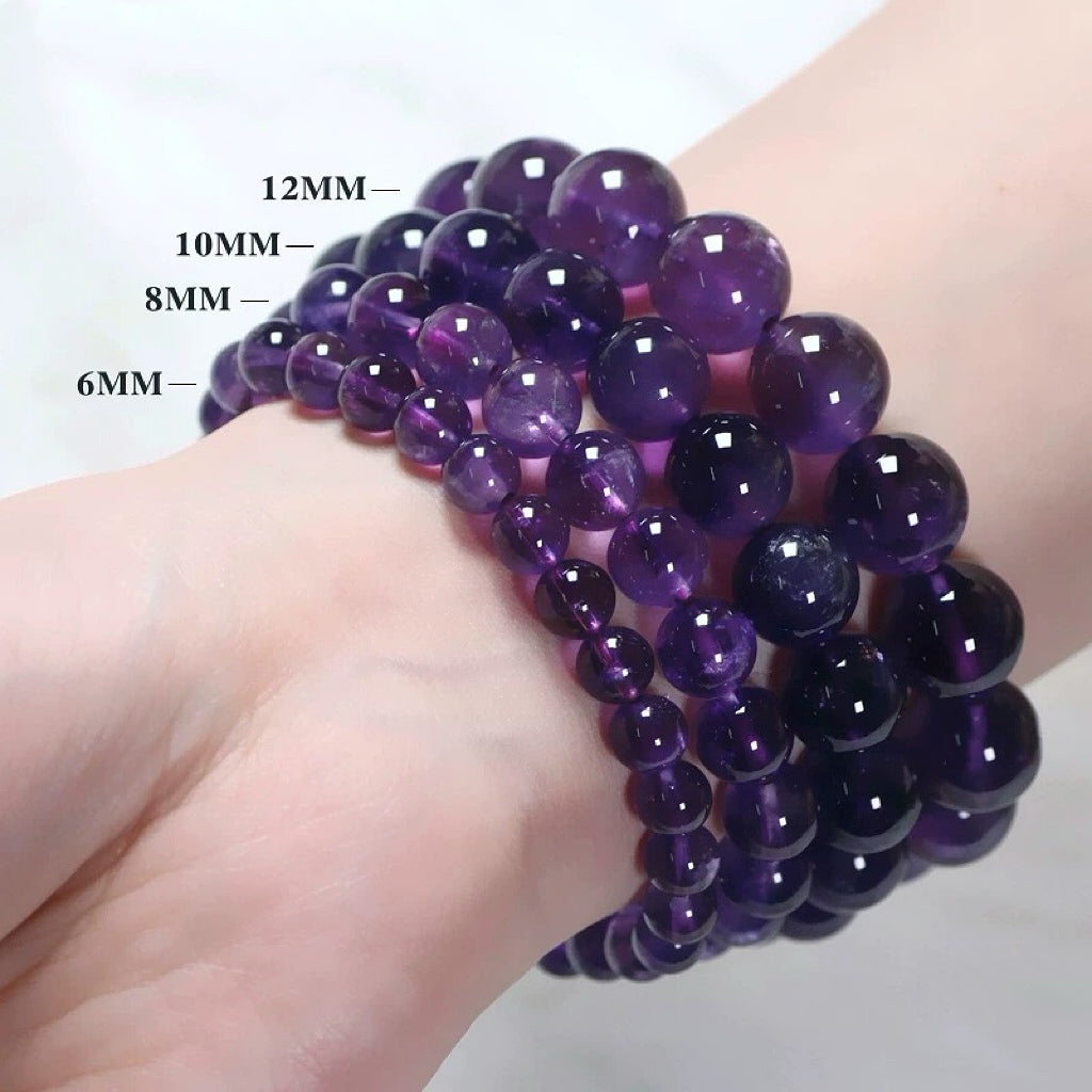 Mystic Charm - Natural Amethyst Crystal Bracelet