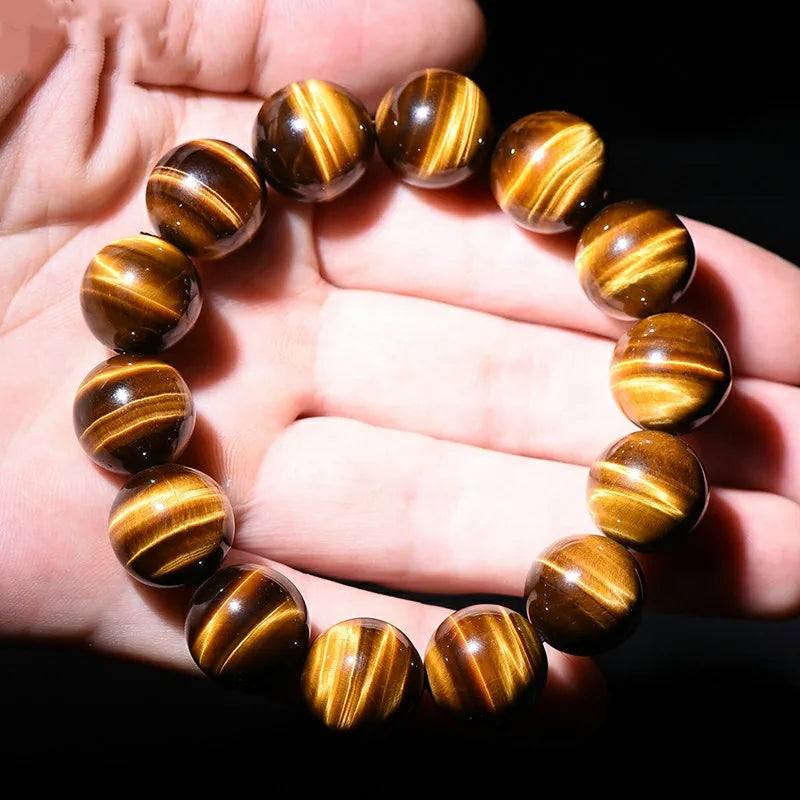 Fearless Charm - Natural Golden Tiger Eye Bracelet